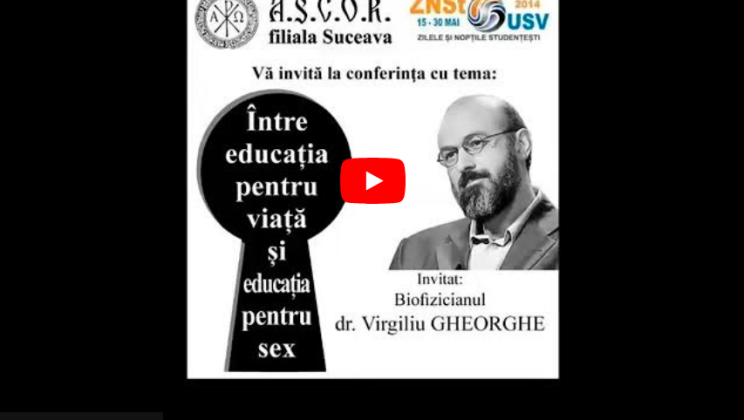 Conferința ASCOR Suceava: Între educația pentru viață și educația pentru sex